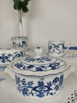 Blue Danube mit Zwiebelmuster Japan Porzellan-Set 6-tlg. | Festliche Stimmung - Bild 6