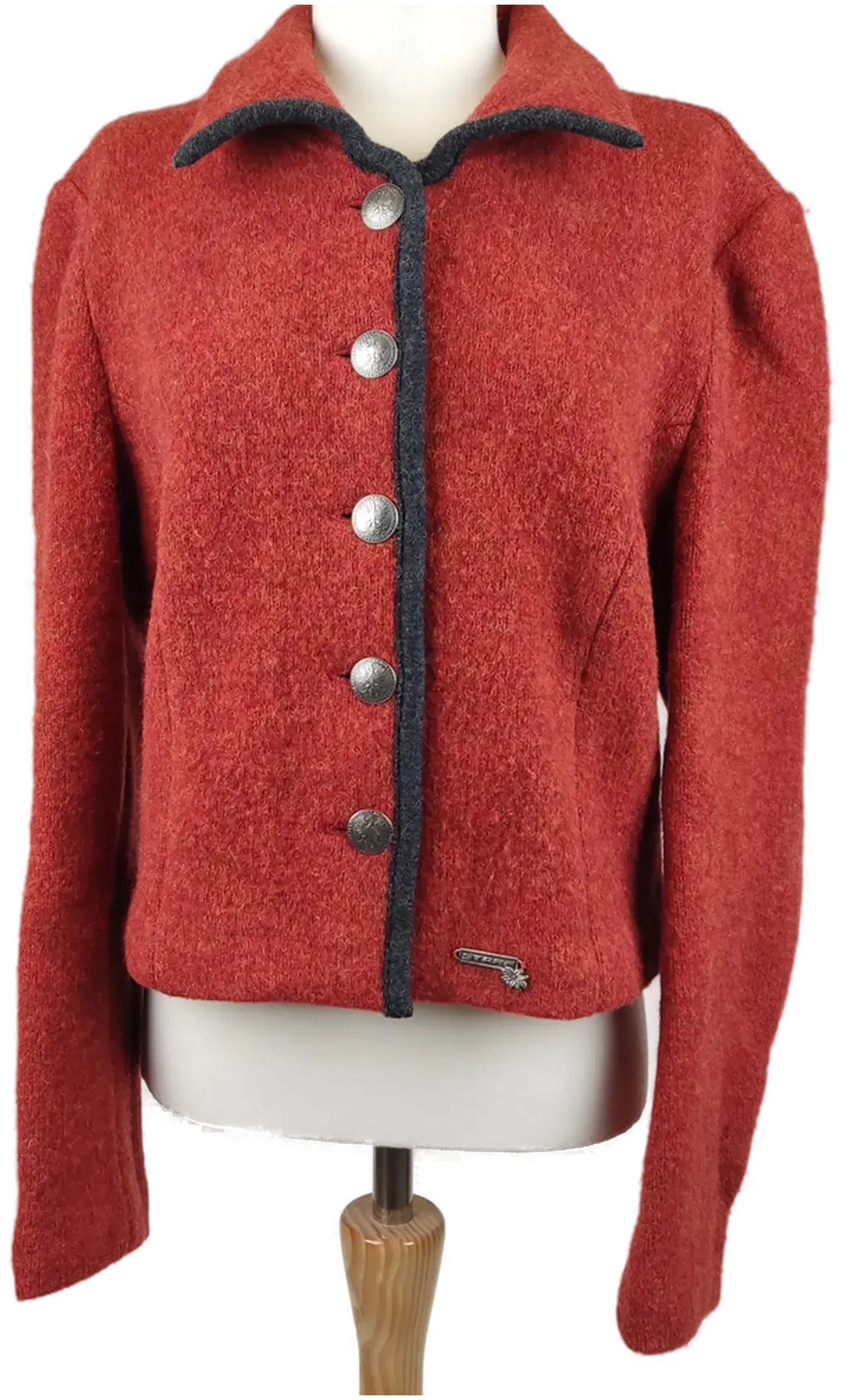 Vintage STAPF Damen Lodenjacke orangerot - M/38 - Bild 4