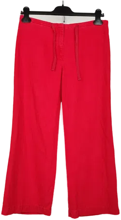 Vanilia Damenleinen Hose rot - S/ 36 - Bild 1