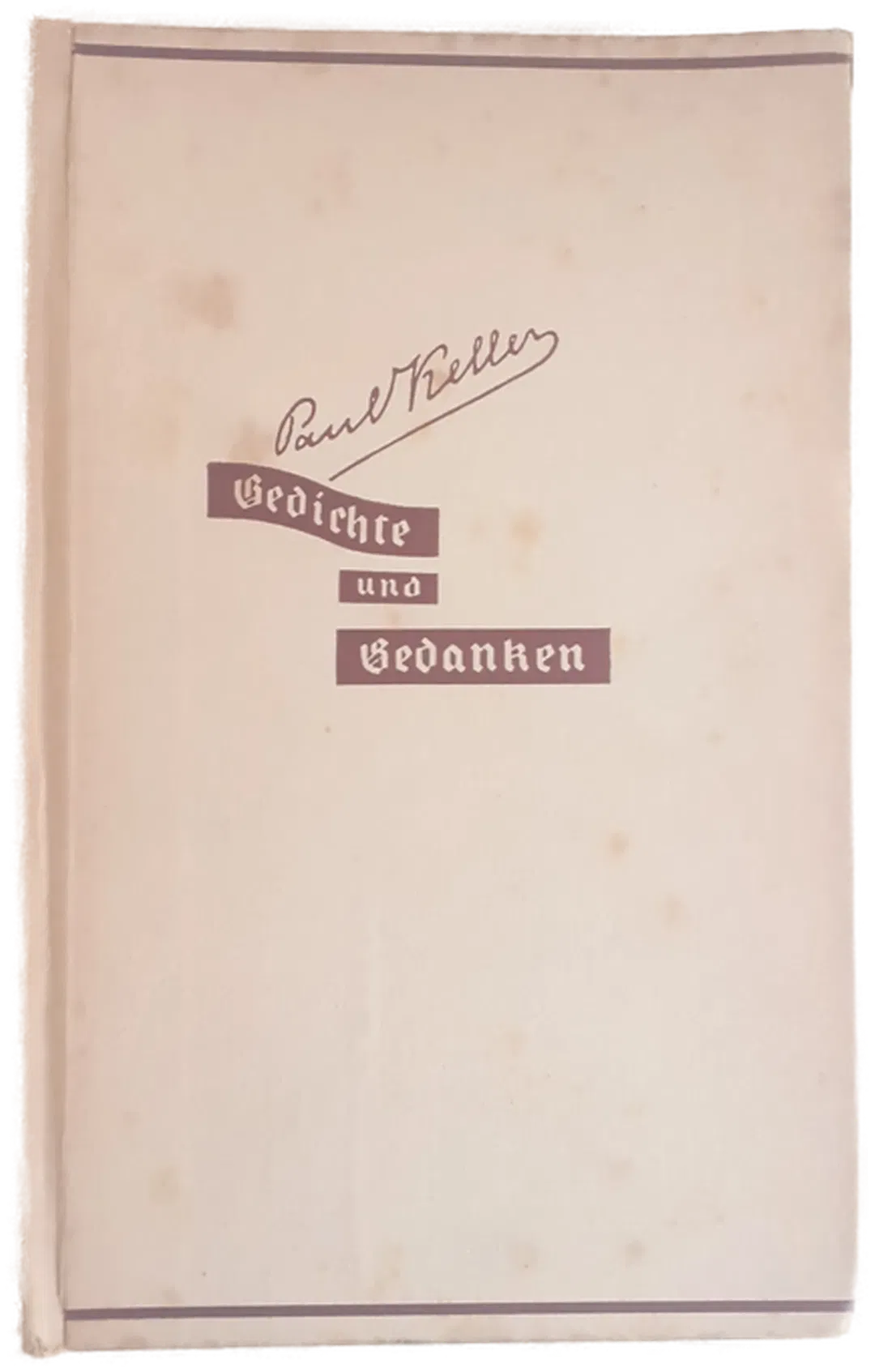 Buch Paul Keller 