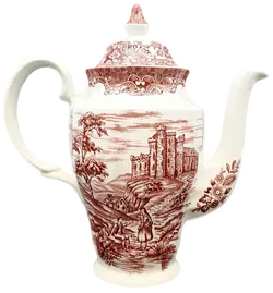  British Anchor Kaffeekanne - Olde Country Castles (rot) - Bild 2