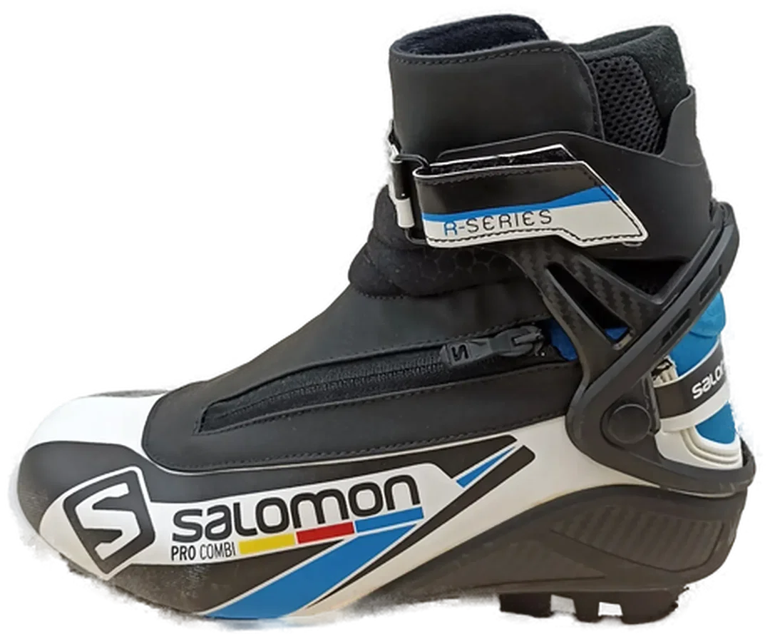 Salomon Herren-Langlaufschuhe schwarz/weiß Gr. 42 – Bild 5