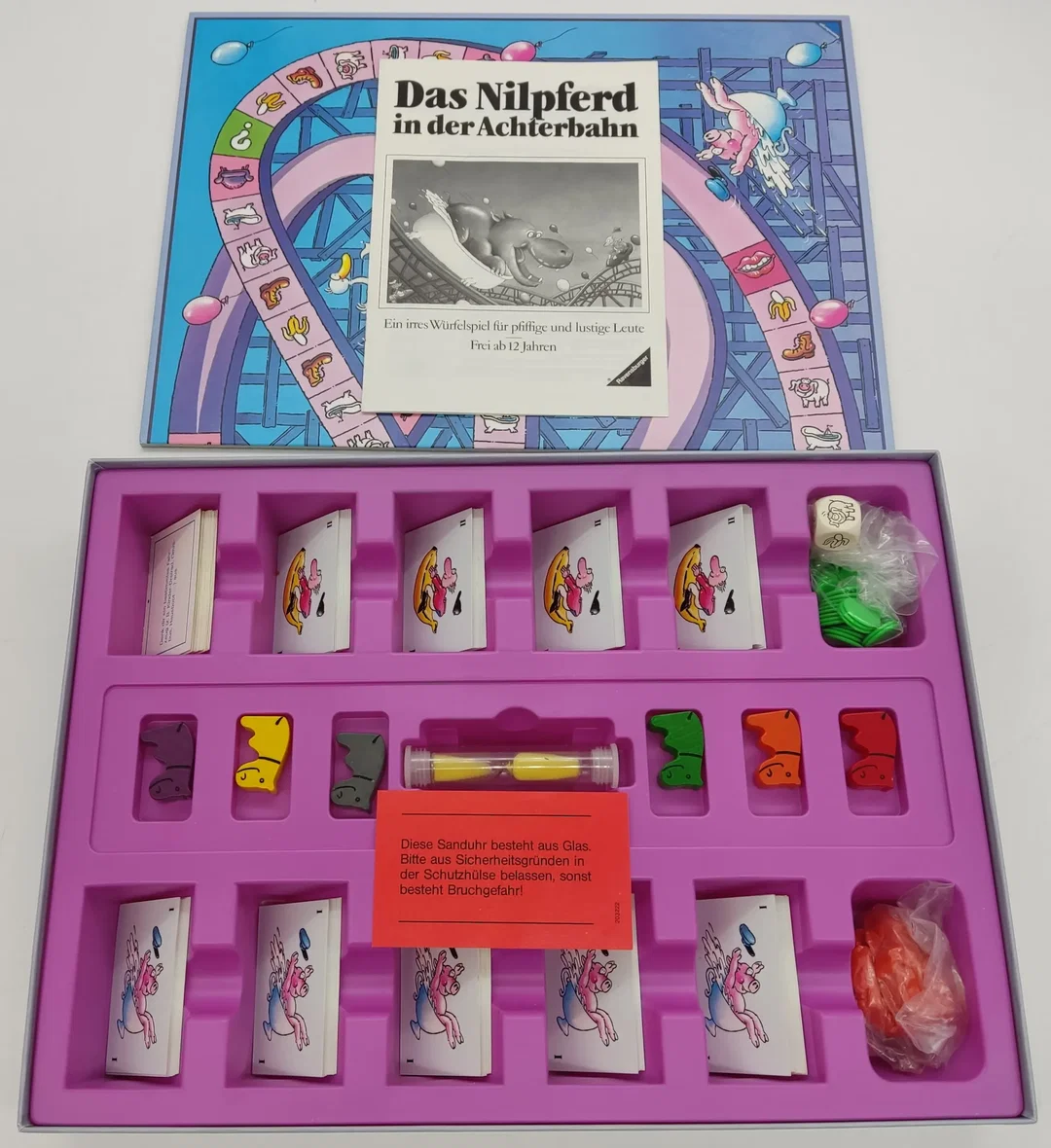 Ravensburger "Das Nilpferd in der Achterbahn" Brettspiel/Gesellschaftsspiel – Bild 3