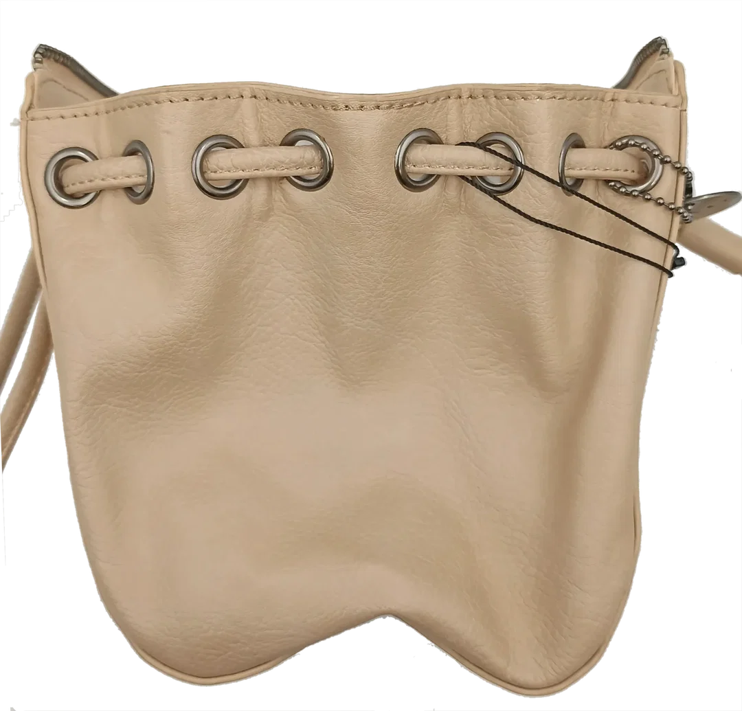 Sisley Damen Ledertasche beige – Bild 2