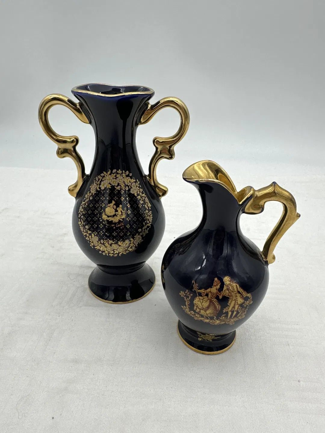 Limoges France - kleine Vase und Kanne Set - Bild 1