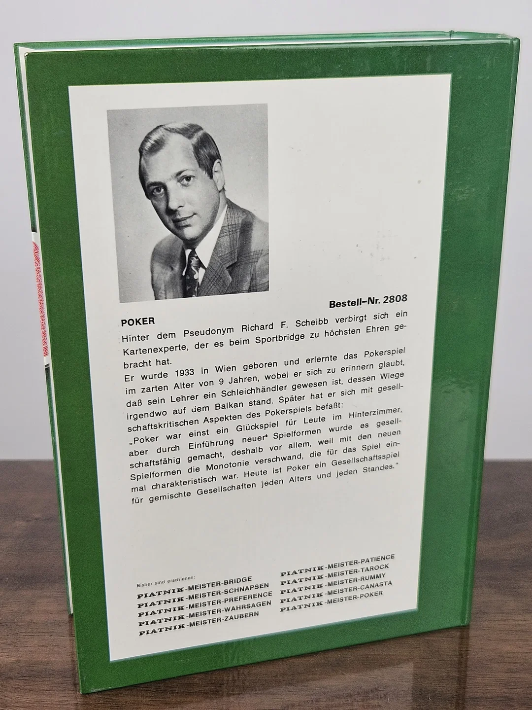 Meister Poker - Vintage Kartenspiel - Piatnik – Bild 2