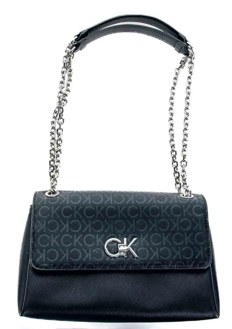 Calvin Klein RE-LOCK Schultertasche schwarz - Bild 4