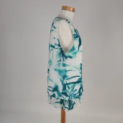 Sommertop Damen blau-türkis bedruckt-  Gr. XL - Bild 2