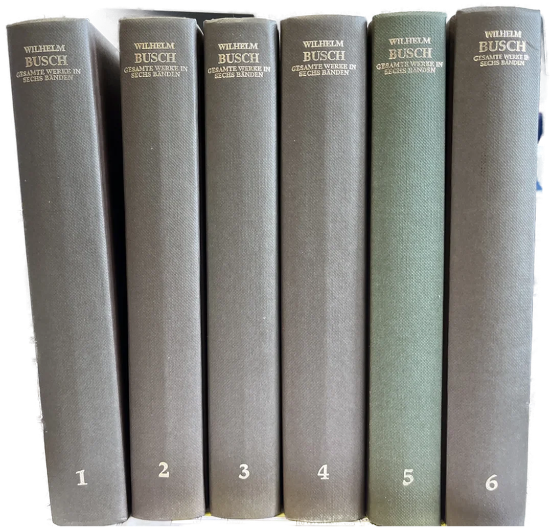 Wilhelm Busch Gesamte Werke in sechs Bänden (1986) - Hardcover - Bild 1