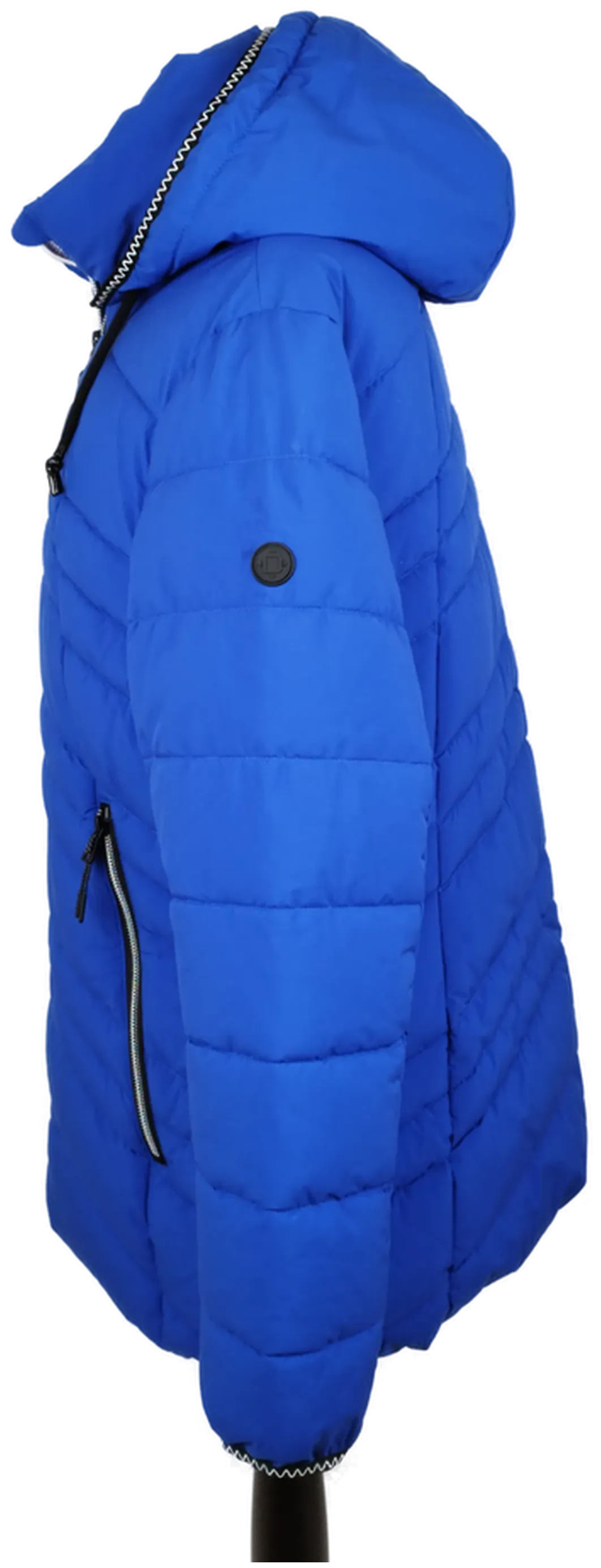 Steppjacke, District, mit Kapuze, blau  – Bild 3