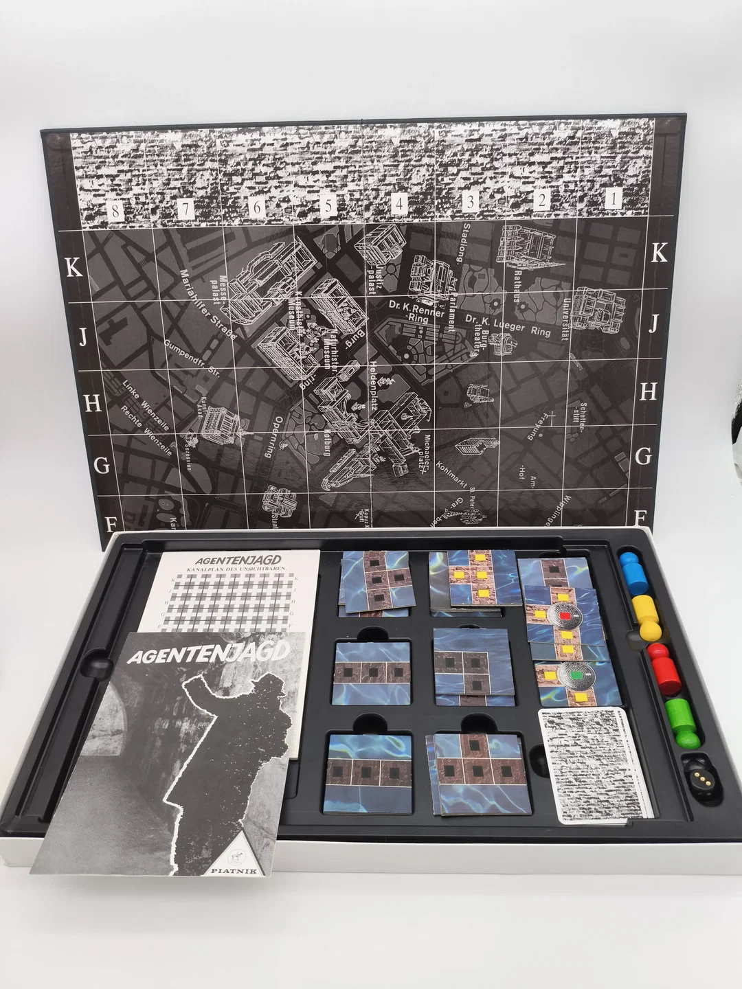 PIATNIK "Agentenjagd", Vintage Brettspiel, 1987, Kult-Klassiker – Bild 1
