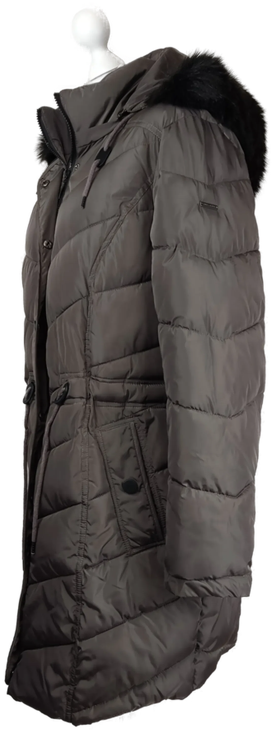 Damen Winterjacke GINA LAURA Polyester Gr. L | Kuschelig Warm – Bild 2