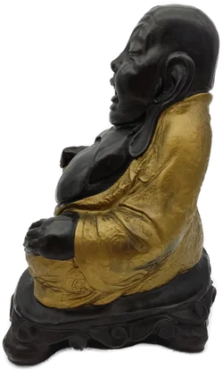 Sitzende Buddha-Statue, Kunststoff | Zen-Dekor - Bild 6