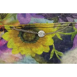 Fornarina Damen Bluse Blumen Muster mehrfärbig - Gr. M (165/88A) - Bild 4