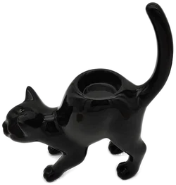 PartyLite Teelichthalter Schwarze Katze | Wie Neu – Vorschau 5