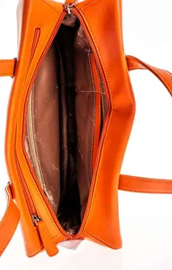 Handtasche Giorgio Ferra orange - Bild 4