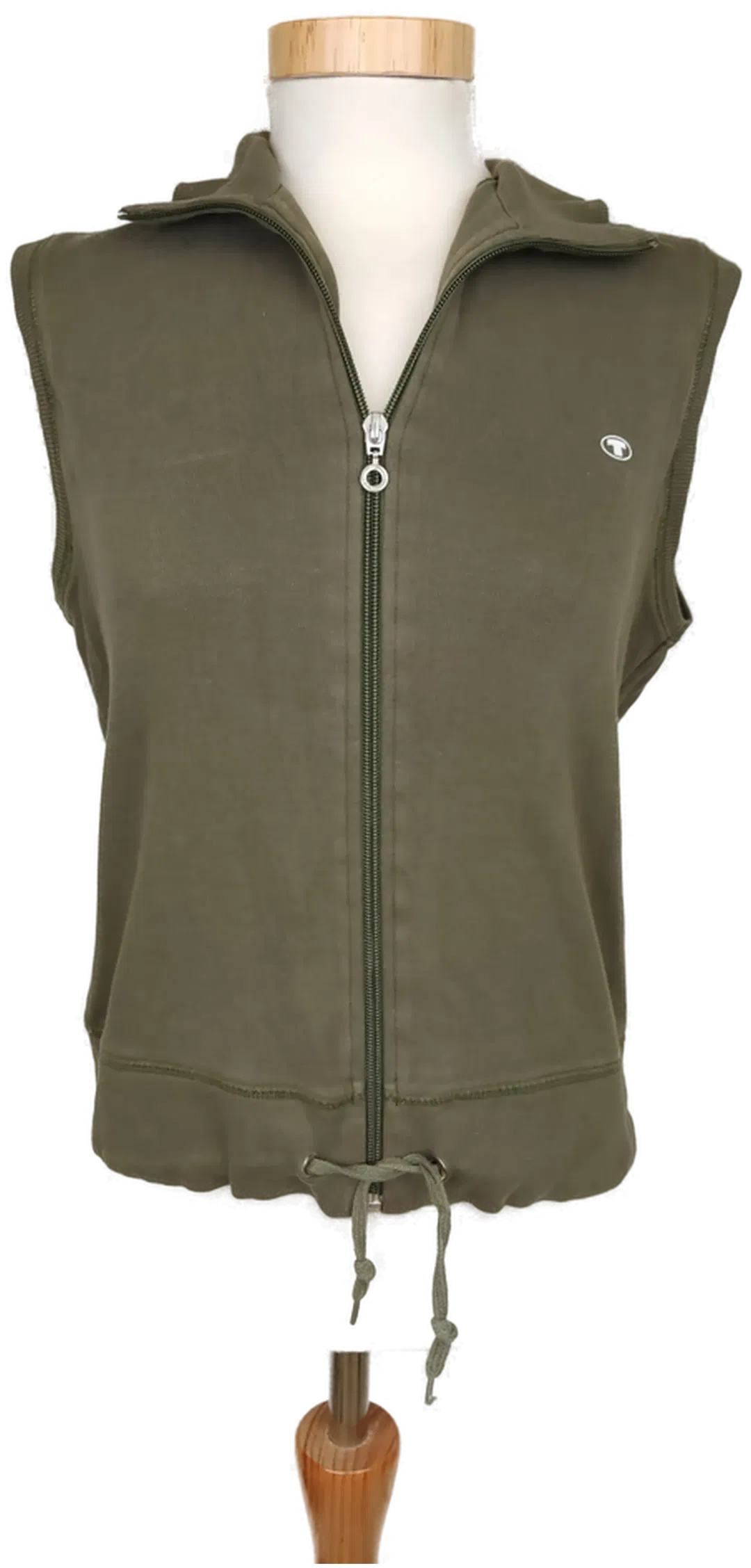 Tom Tailor Damen Weste armygrün mit Druck - L/44 - Bild 4