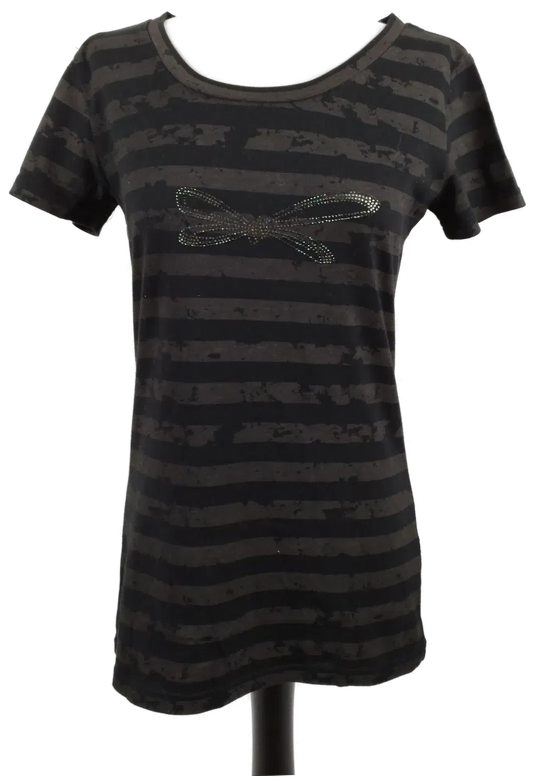 Ichi Gestreiftes Oberteil mit Libellen-Design - Größe M, 65% Polyester, 35% Baumwolle - Bild 4