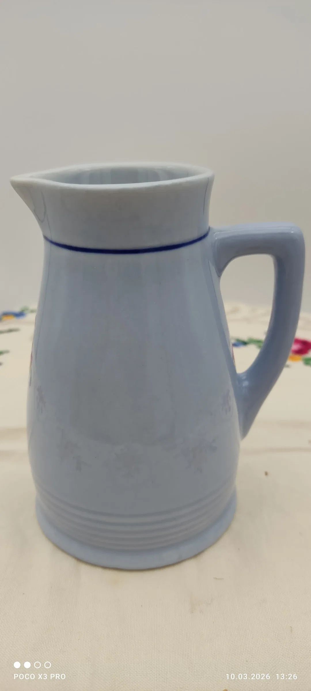 Lilien Porzellan Set, 1 Kanne + 4 Becher | Retro-Charme – Bild 6