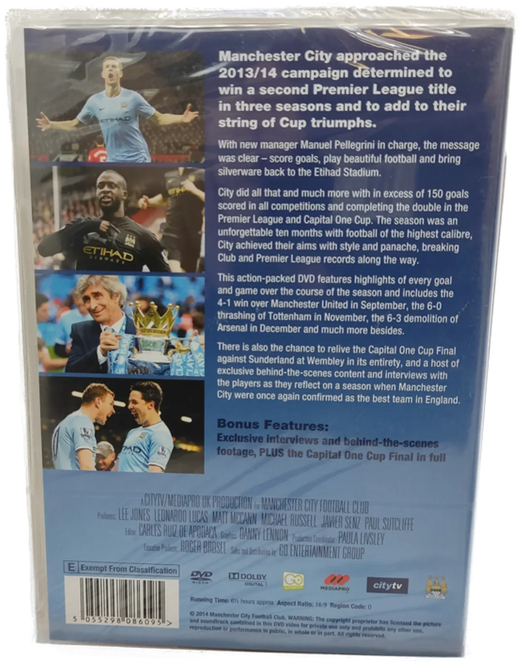 DVD Manchester City 2013/14 Season Review UK Import  – Bild 2