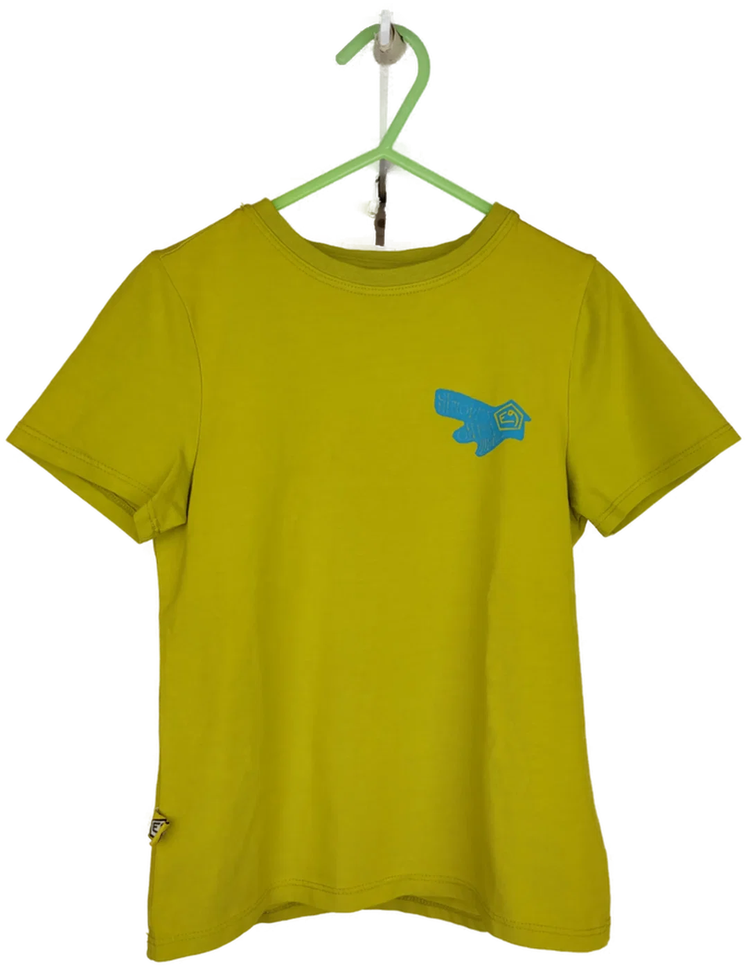 E9 Kinder T-Shirt gelbgrün - 92 - Bild 1