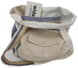 Tragtasche Stoff mehrfarbig + Henkel - Bild 3