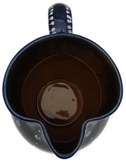 Gmundner Keramik Weinkrug Dirdl Blau 2 Liter - Bild 4