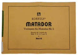 MATADOR Korbulys Vintage Baukasten aus Holz 