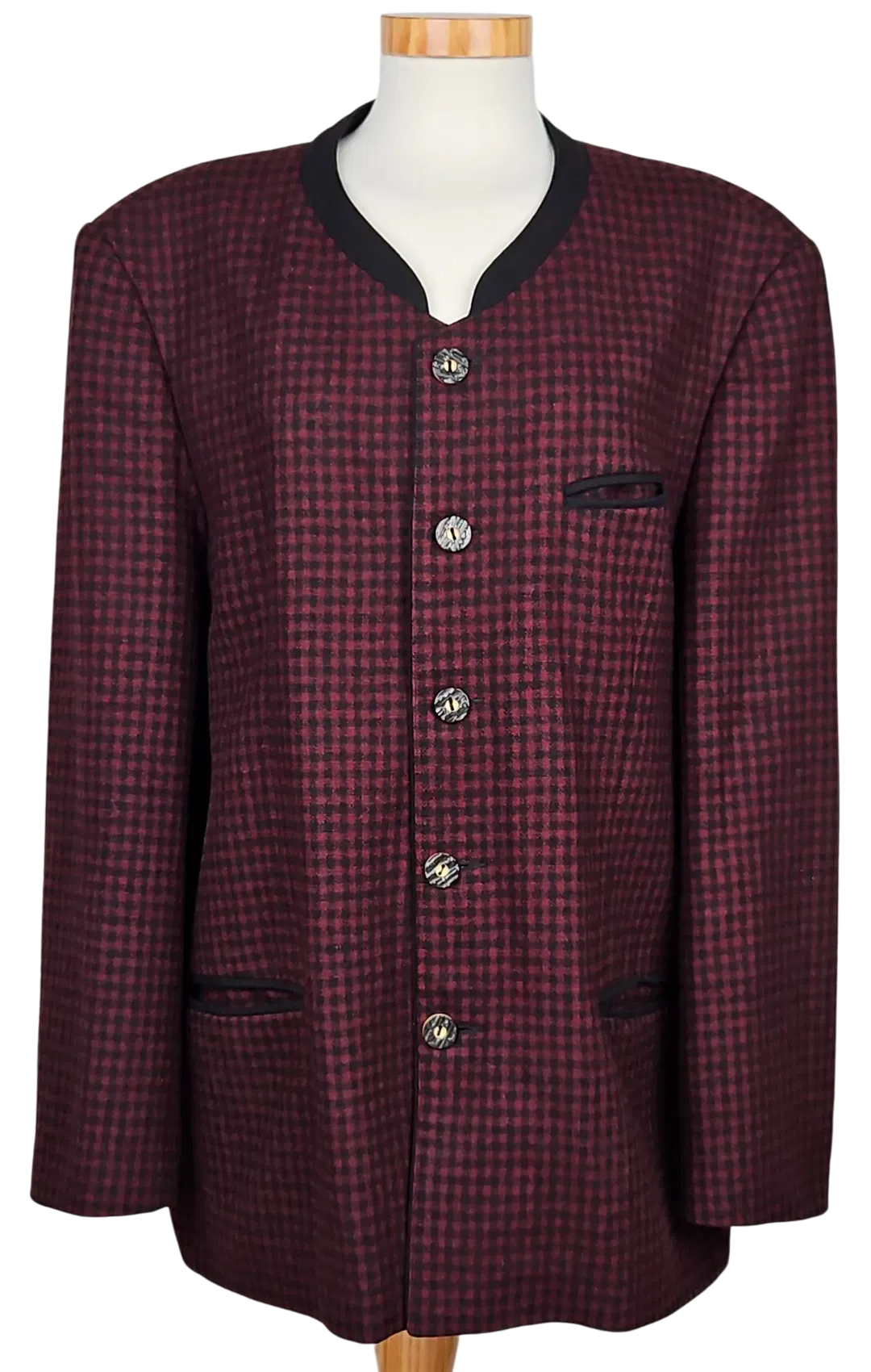 Styrian Lady Damen Trachtenjacke, rot/schwarz - Gr. XXXL  - Bild 1