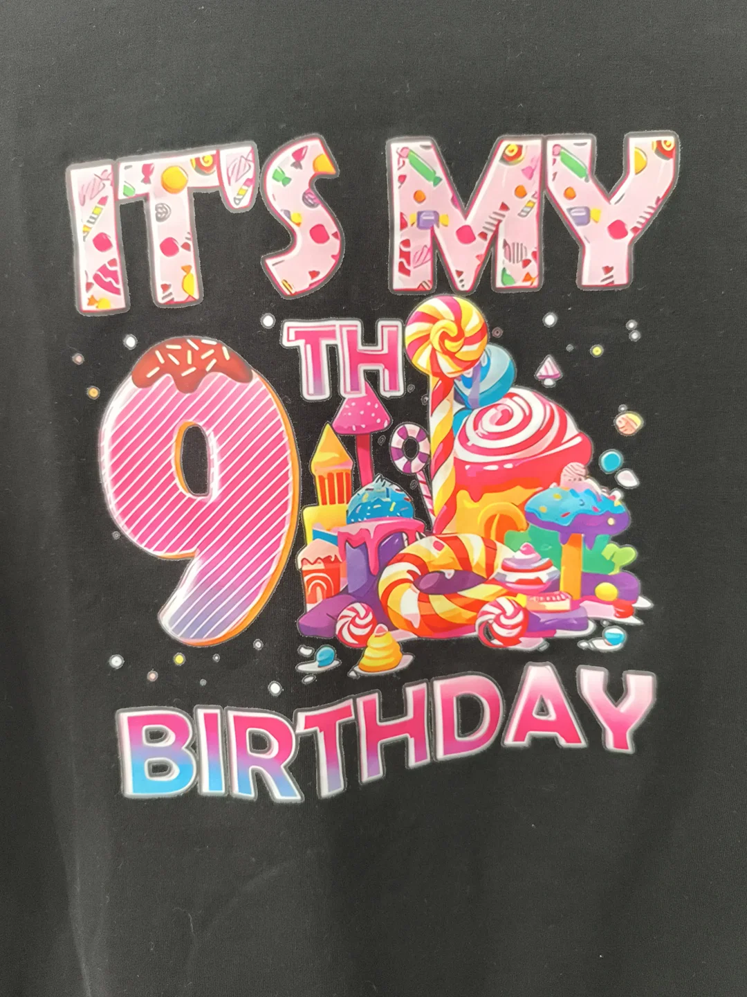 Langarmshirt Kinder, Gr. 150, 9. Geburtstag – Bild 2