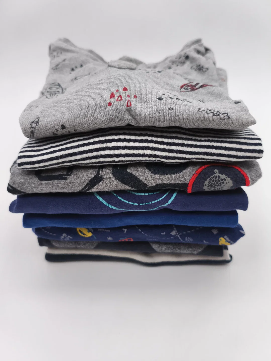 8er Set Langarm Shirts, Junge, Gr. 86/92 – Bild 1