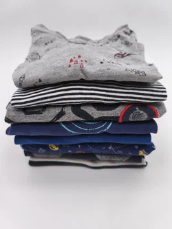 8er Set Langarm Shirts, Junge, Gr. 86/92 – Vorschau 1