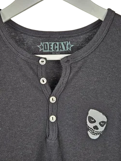 Decay Herren Langarmshirt, schwarz - Gr. XS – Vorschau 4