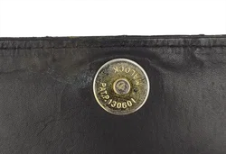 Krokodilleder Damen Vintagetasche und Brieftasche schwarz – Vorschau 6