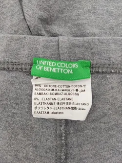 Benetton Kinder Leggings grau Gr.S (6-7 Jahre) – Vorschau 4