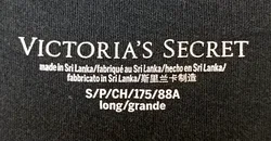 Victoria's Secret Damen T-Shirt mit Logo schwarz Gr. M - Bild 3