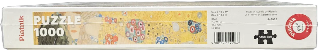 Piatnik 1000-Teile-Puzzle "Der Kuss" von Gustav Klimt (OVP) – Bild 4