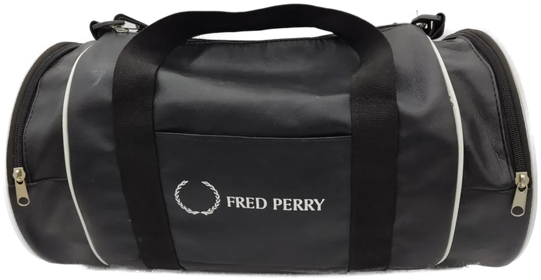 Fred Perry Tasche schwarz Vintage - Bild 4