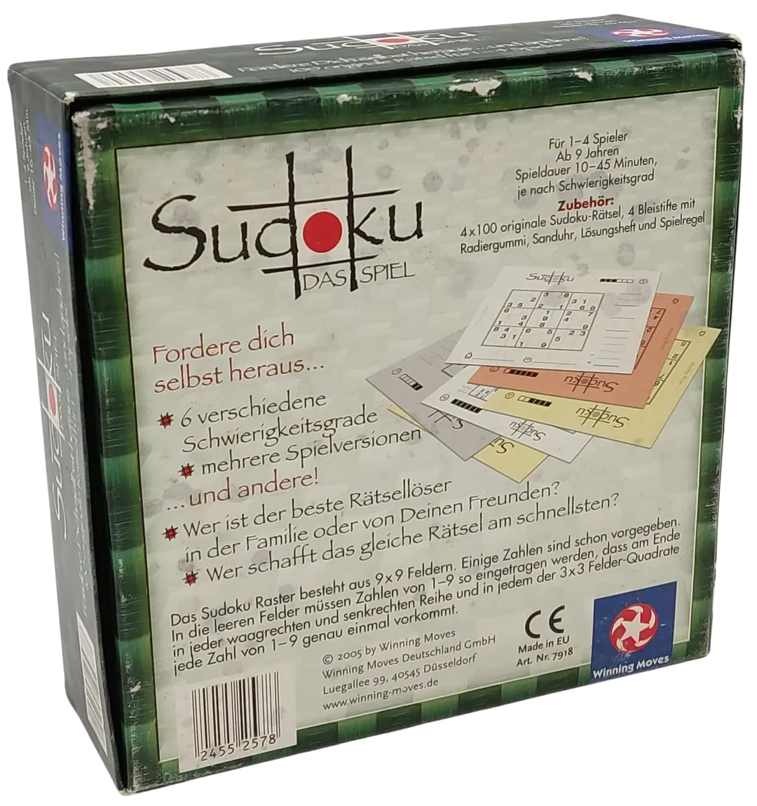 Sudoku Das Spiel - Gesellschaftspiel - Winning Moves  – Bild 2