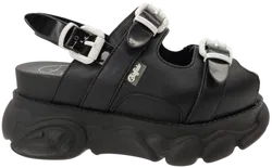 Marina Hoermanseder x BUFFALO Platteau Damen Sandale, schwarz - Gr. EU 37 - Bild 2