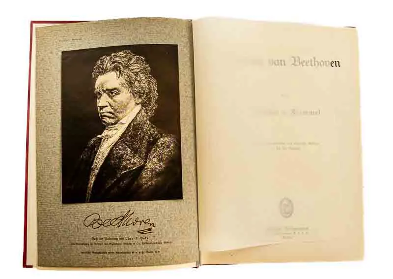 Beethoven - Theodor von Frimmel 6. Auflage 1922 antiquarisch – Bild 3