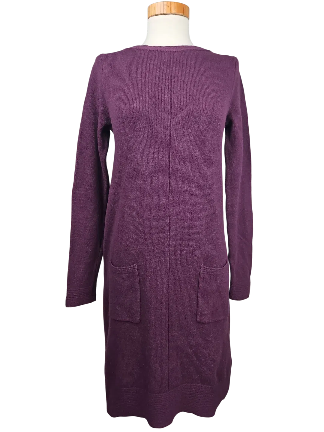 Christian Berg Damen Kleid (Merinowolle), purpur - Gr. S/36 - Bild 1