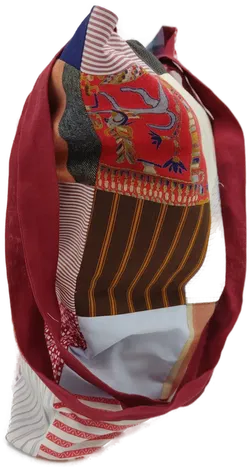 Tragtasche Stoff mehrfarbig + Henkel - Bild 2