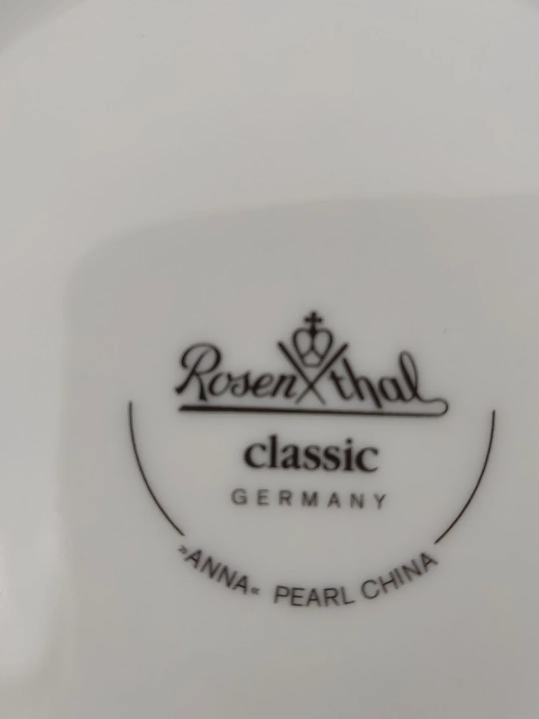 Rosenthal Porzellan  classic pearl china Set weiß – Bild 2