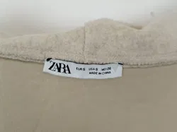 Zara Grauer Hoodie - ca. Gr. S / 100% Polyester - Bild 3