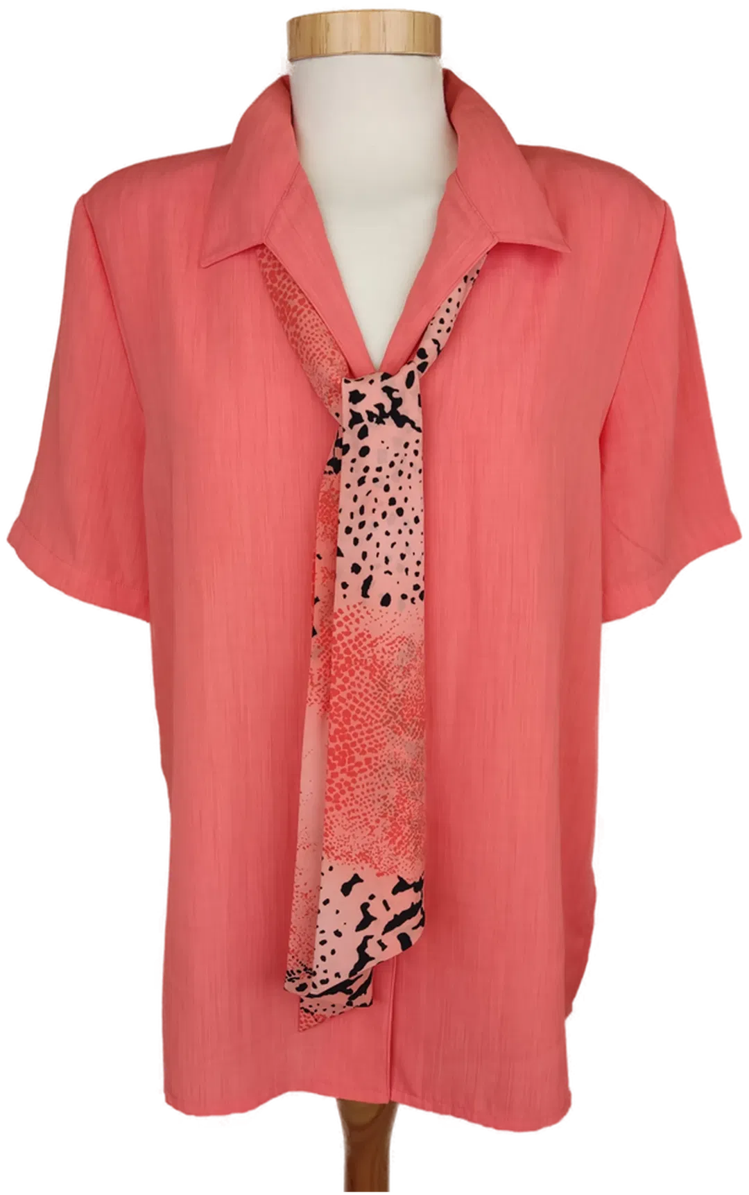 BIAGGINI Damen Kurzarmshirt mit Schulterpolsterung lachs - M/38 - Bild 1