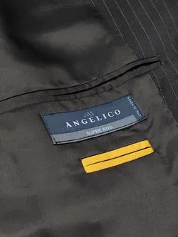 Angelico Herren Sakko schwarz - Gr. S - Bild 5