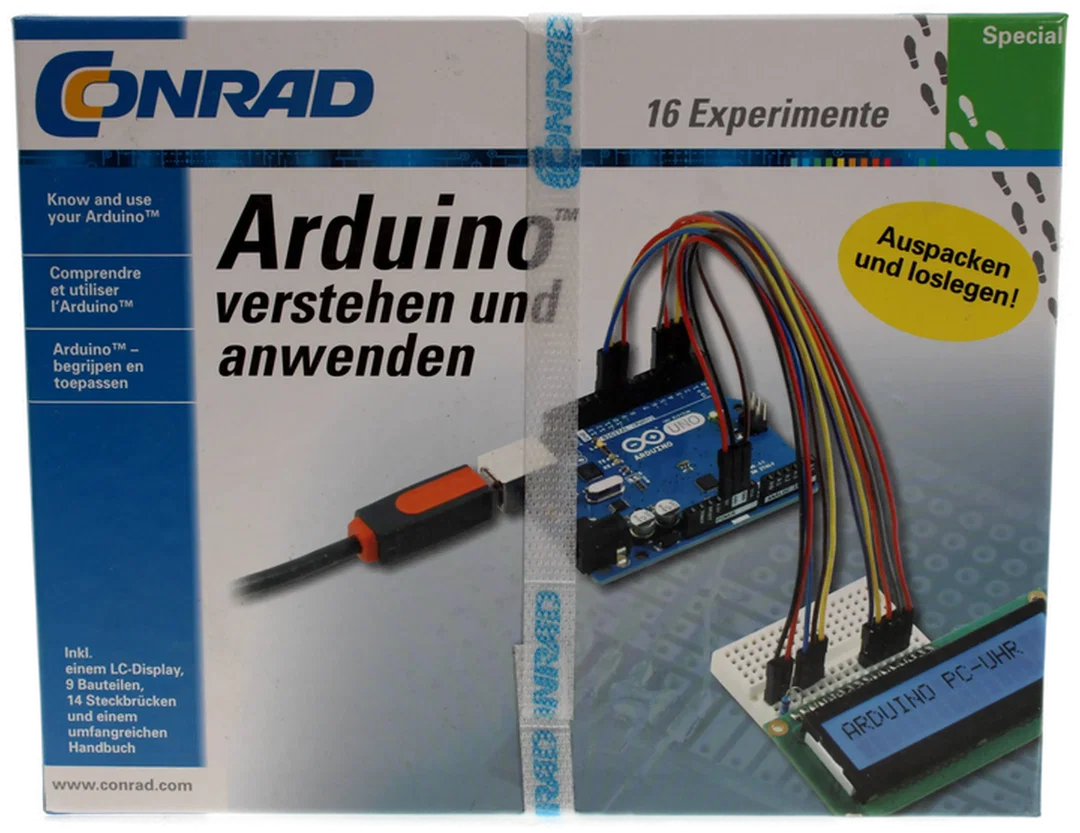 Conrad Arduino™ Starterset – „Arduino verstehen und anwenden“ – 16 Experimente – inkl. LCD-Display & Bauteile - Bild 2