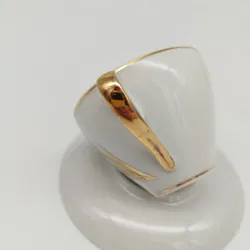 Handbemaltes Mokkatassenset aus Porzellan – A G Ilmenau mit Charakter - Bild 4