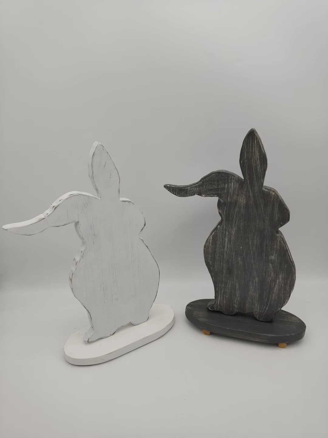 Holz-Osterhasen Schabby Chic - Bild 4